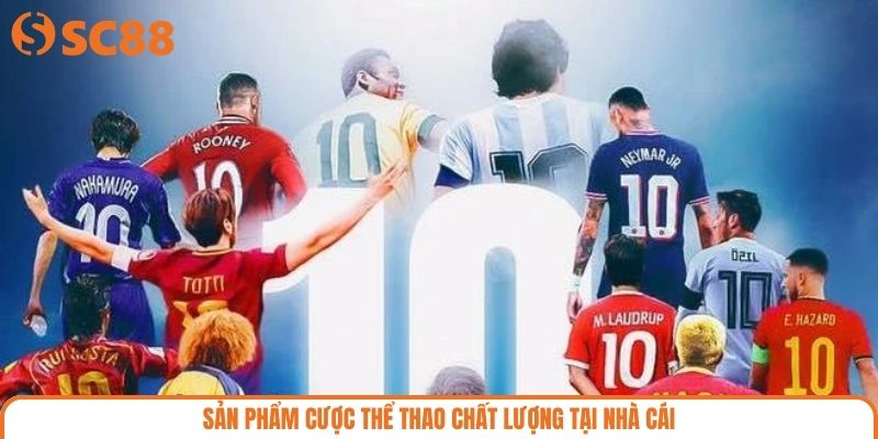 Sản phẩm cược thể thao chất lượng tại nhà cái