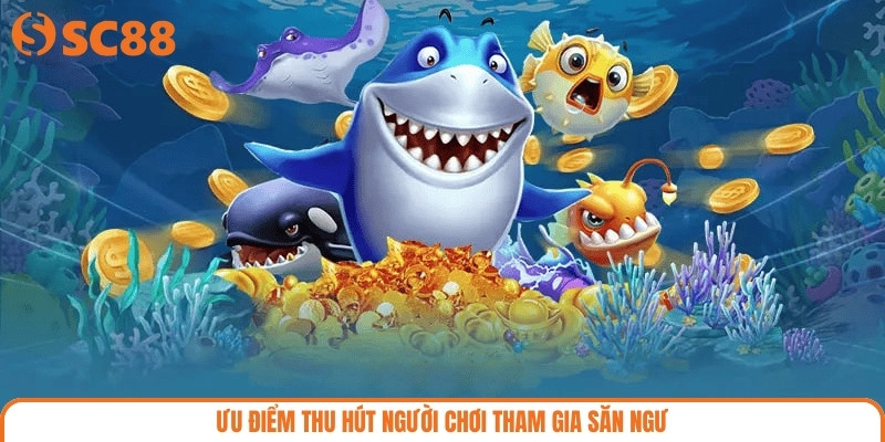 Ưu điểm thu hút người chơi tham gia săn ngư